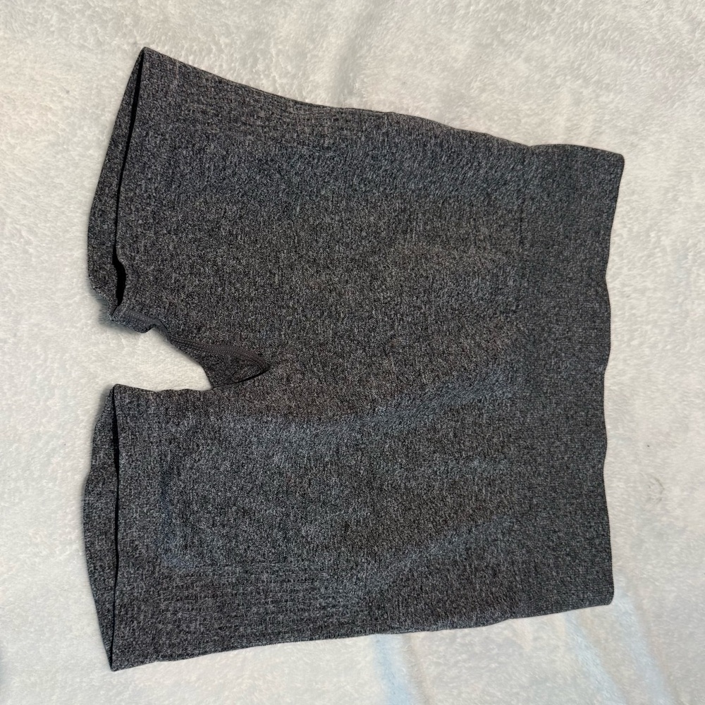 Gray workout shorts